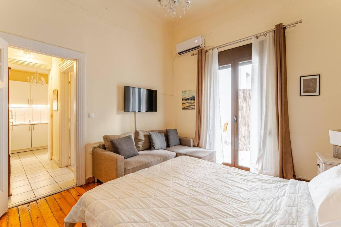 Апартаменти John'S Athenian Beauty 45M2 , Metro 7' Екстер'єр фото